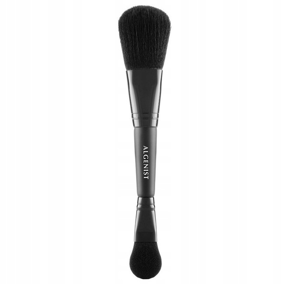 Algenist Reveal Dual Ended Powder Brush. Cheek, Bronze, Blush, Cover, Solid, Fix - Picture 1 of 5